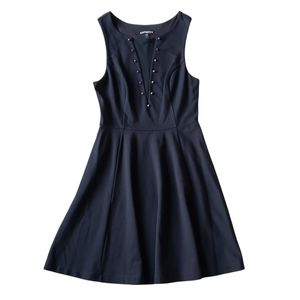 Express Women Mini Dress Sleeveless Black